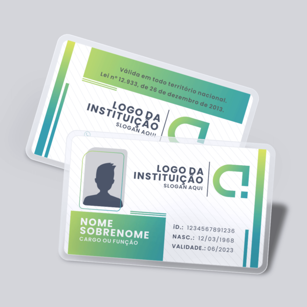 Carteirinha Plastificada - Imagem 2