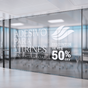 Adesivo para Vitrine Adesivo de Recorte para Vitrine
